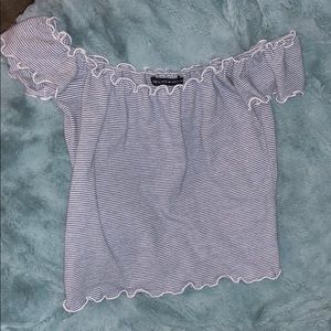 off the shoulder brandy melville top